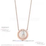 AAA Replica Tiffany T Two Diamond And White Onyx Circle Pendant In Rose Gold